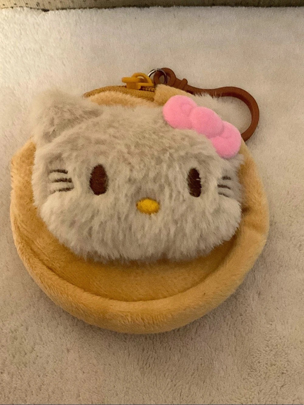 Sanrio Hello Kitty Pancake Mini Pouch Coin Purse Keychain